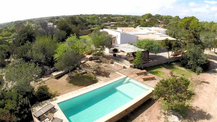 Villa di lusso a Formentera con piscina per 8 persone, design speciale